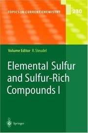 Tapa de Elemental Sulfur and Sulfur-Rich Compounds I