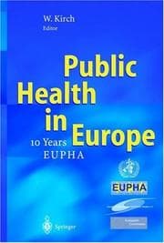 Tapa de Public Health in Europe