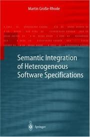 Tapa de Semantic Integration of Heterogeneous Software Specifications