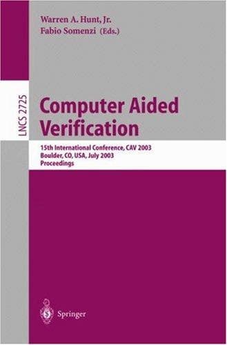 Tapa de Computer aided verification 15