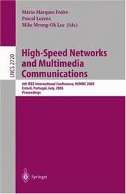 Tapa de High-speed networks and multimedia communications