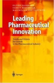 Tapa de Leading pharmaceutical innovation