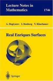 Tapa de Real enriques surfaces