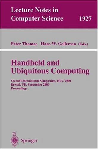 Tapa de Handheld and Ubiquitous Computing