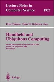 Tapa de Handheld and Ubiquitous Computing