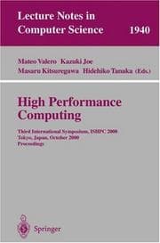 Tapa de High performance computing