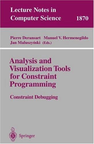 Tapa de Analysis and visualization tools for constraint programming