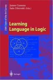 Tapa de Learning language in logic
