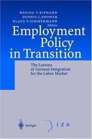 Tapa de Employment policy in transition