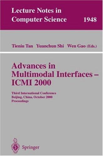 Tapa de Advances in multimodal interfaces -- ICMI 2000
