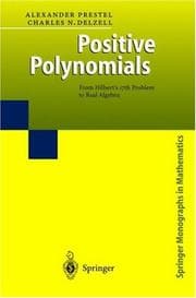 Tapa de Positive polynomials