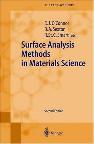 Tapa de Surface analysis methods in materials science