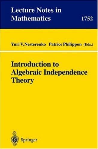 Tapa de Introduction to algebraic independence theory