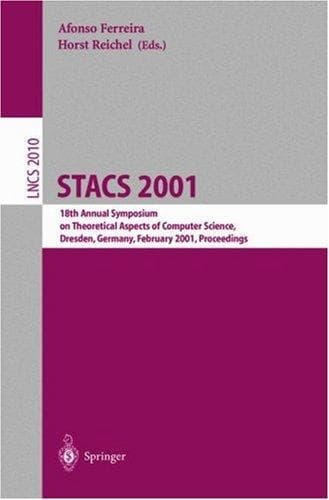 Tapa de STACS 2001