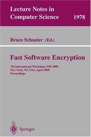 Tapa de Fast Software Encryption
