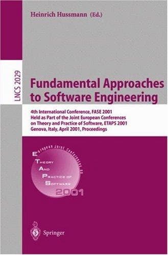 Tapa de Fundamental Approaches to Software Engineering