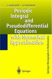 Tapa de Periodic integral and pseudodifferential equations with numerical approximation