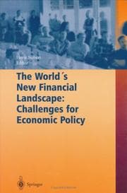 Tapa de The World's New Financial Landscape