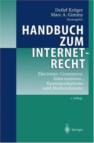 Tapa de Handbuch zum Internetrecht