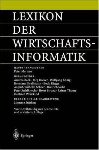 Tapa de Lexikon der Wirtschaftsinformatik