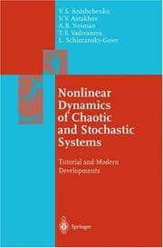 Tapa de Nonlinear dynamics of chaotic and stochastic systems