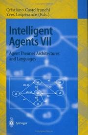 Tapa de Intelligent agents VII