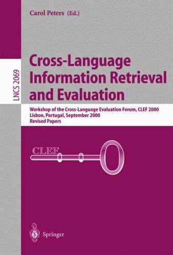 Tapa de Cross-Language Information Retrieval and Evaluation