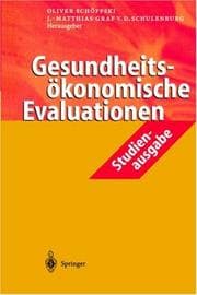 Tapa de Gesundheitsökonomische Evaluationen