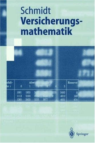 Tapa de Versicherungsmathematik