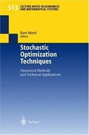 Tapa de Stochastic Optimization Techniques