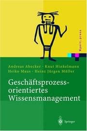 Tapa de Geschäftsprozessorientiertes Wissensmanagement
