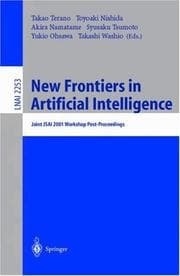 Tapa de New frontiers in artificial intelligence
