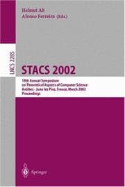Tapa de STACS 2002