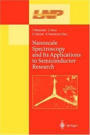 Tapa de Nanoscale spectroscopy and its applications to semiconductor research