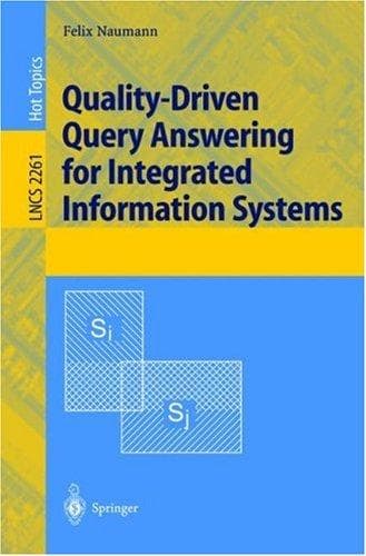 Tapa de Quality-Driven Query Answering for Integrated Information Systems