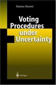 Tapa de Voting Procedures under Uncertainty