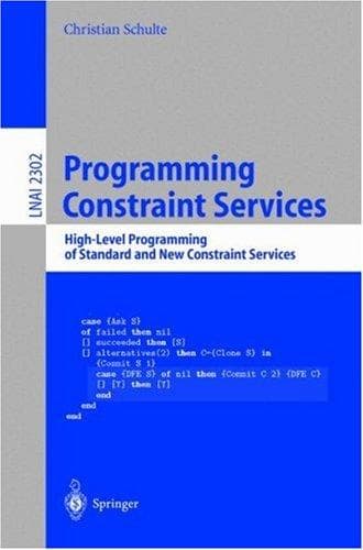 Tapa de Programming Constraint Services