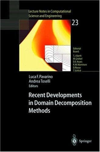 Tapa de Recent Developments in Domain Decomposition Methods