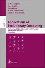 Tapa de Applications of evolutionary computing