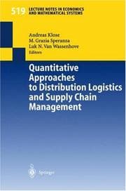 Tapa de Quantitative approaches to distribution logistics and supply chain management