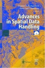 Tapa de Advances in spatial data handling