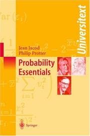 Tapa de Probability essentials