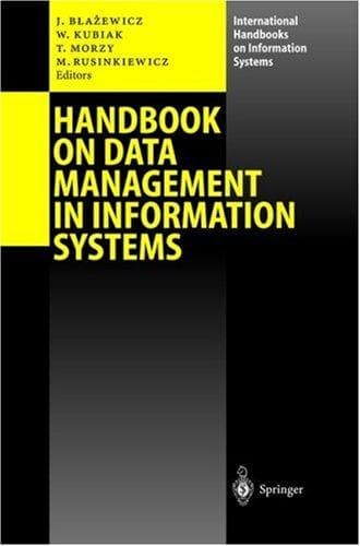 Tapa de Handbook on Data Management in Information Systems