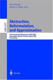 Tapa de Abstraction, reformulation, and approximation