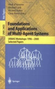 Tapa de Foundations and applications of multi-agent systems