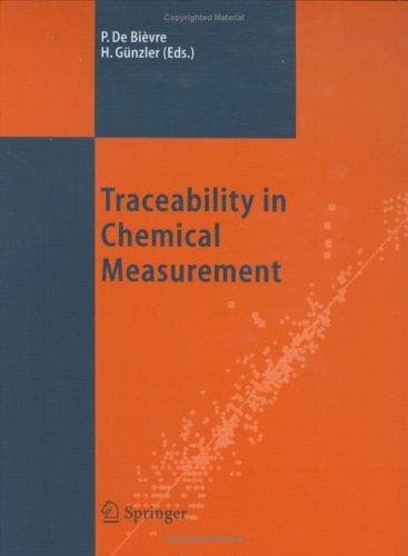 Tapa de Traceability in chemical measurement