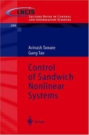 Tapa de Control of sandwich nonlinear systems