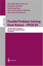 Tapa de Parallel problem solving from nature--PPSN VII