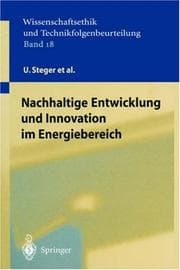 Tapa de Wissenschaftsethik und Technikfolgenbeurteilung, Bd. 18: Nachhaltige Entwicklung und Innovation im Energiebereich
