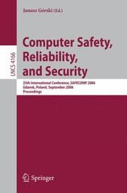 Tapa de Computer Safety, Reliability, and Security